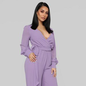 Moonshine Girl Jumpsuit - Dusty Purple